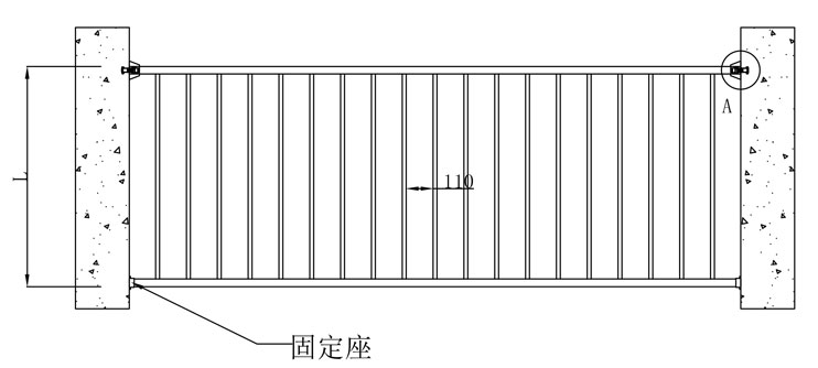 护窗栏杆分解图